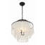 Brielle Capiz Shell 4 Light Bronze Chandelier