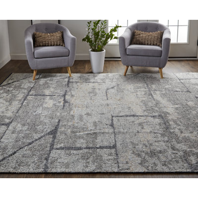 Rhinelander Wool Abstract Indoor Rug