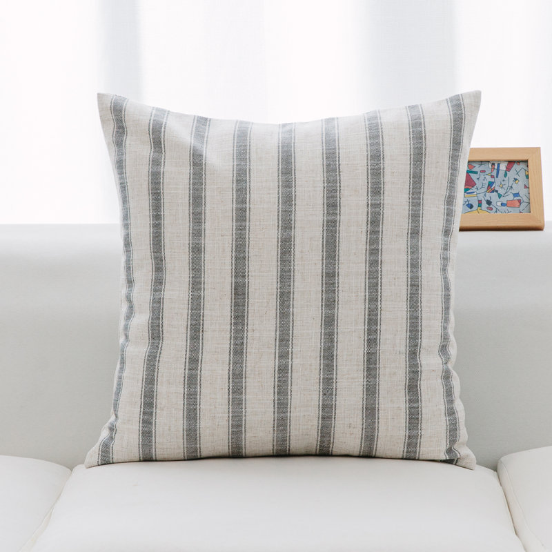 Housse et insert pour coussin décoratif Pickensville, Gris