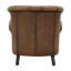 Fauteuil capitonné en cuir Somerset Chesterfield