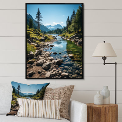 Behja Canada, paysage d'émeraude sauvage sur toile