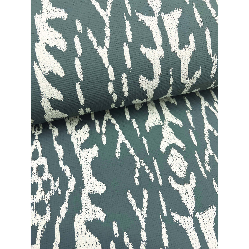 Rouleau de papier peint lisse L 27 pi x l 27 po Rousseau, Gris anthracite