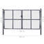 Ruhland 306 cm W Gate Fencing-90612988