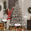 Arbre de Noël artificiel givré 7,5 pi