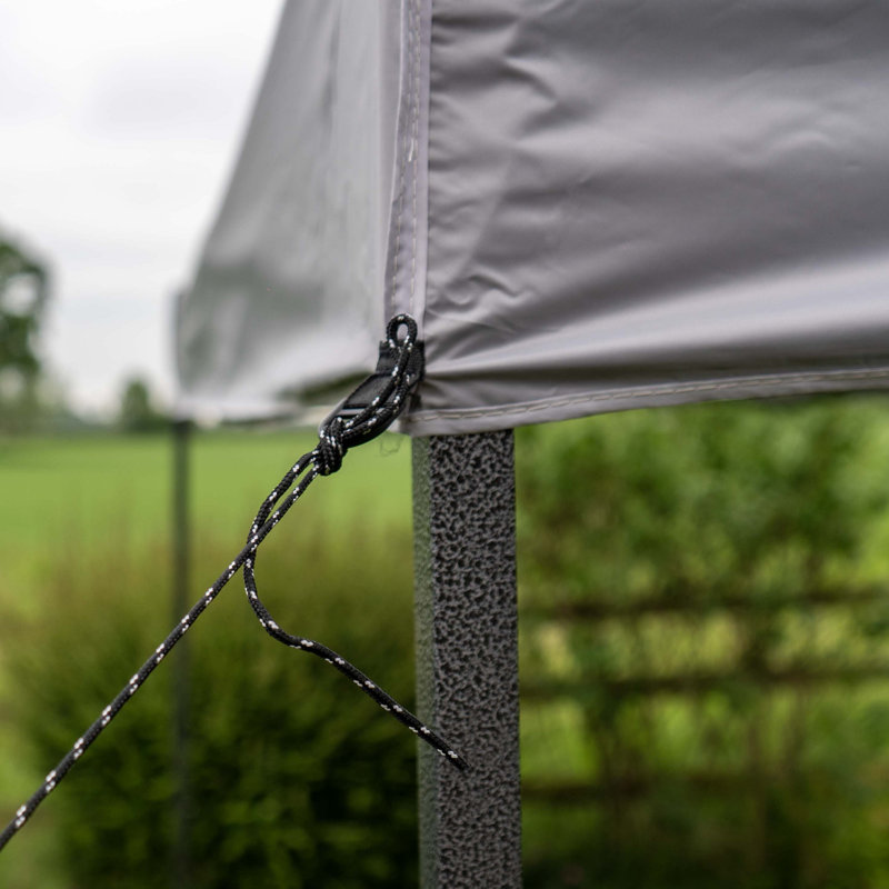 Camrin 3m x 3m Steel, Dark Grey
