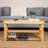 Bamboo Storage Bench with 2 Shelves 