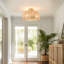 Plafonnier semi-encastré 2 lumières Tamil-1043795485