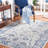 Huggard Area Rug In Blue/Beige-375862232