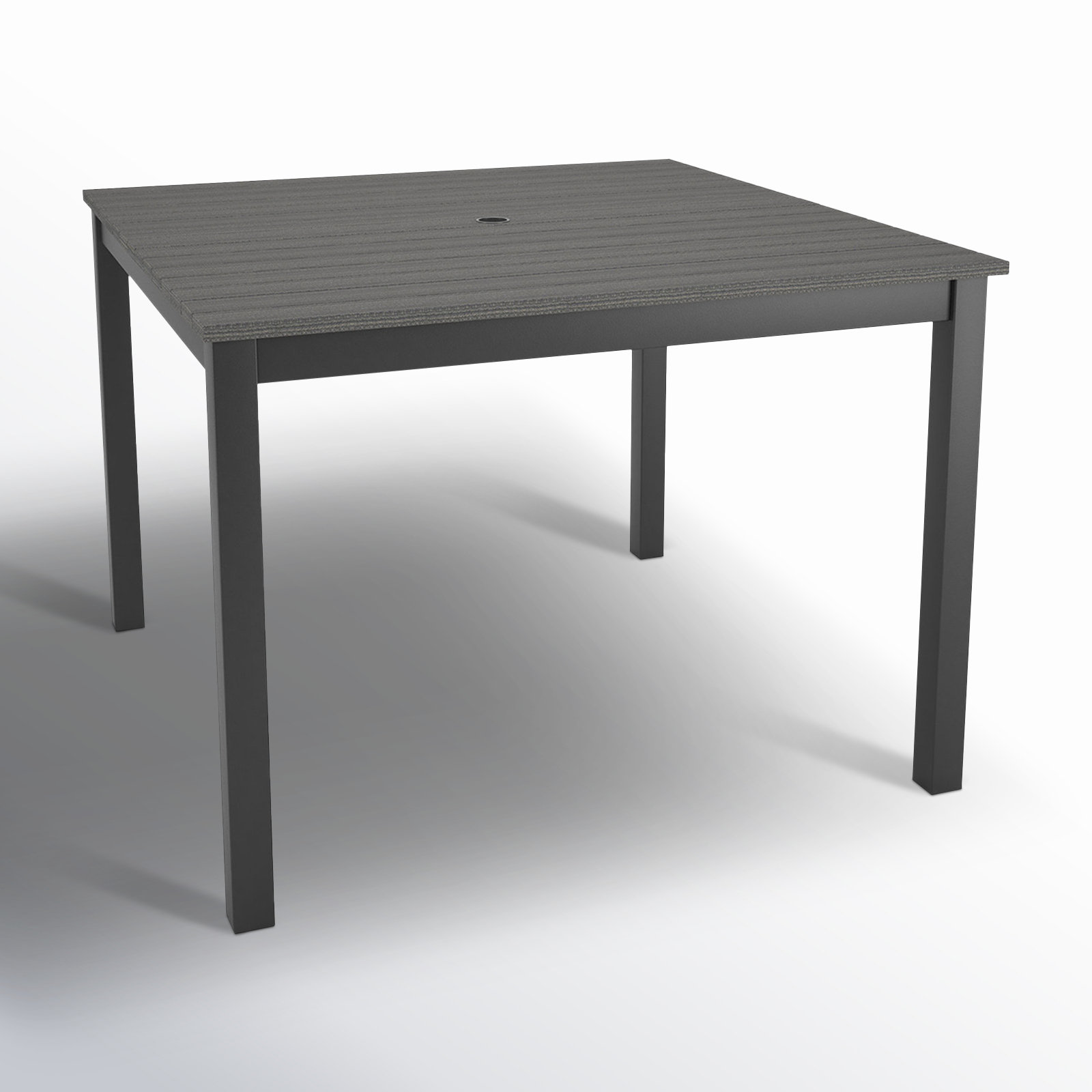 Townsend Dining Table, 41" W x 41" L x 29" H, Gray