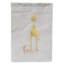 Alphabet g pour giraffe 2 côtés en polyester 15 x 11 po drapeau de jardin