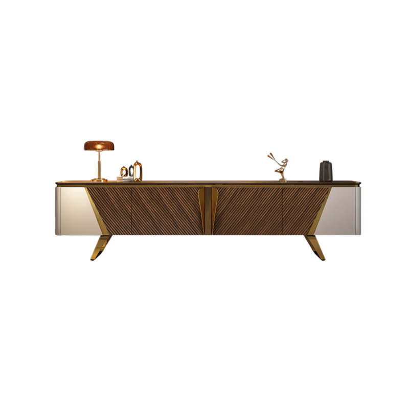 Meuble télé moderne et luxueux, 78.74"