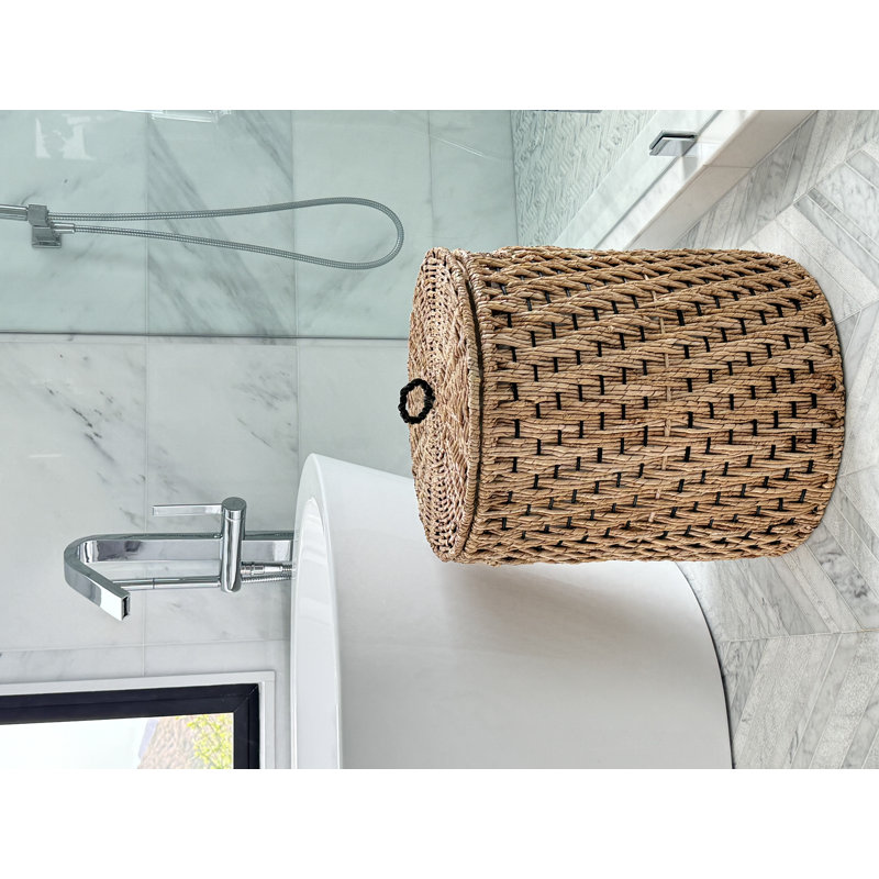 Yuma Hand Woven Laundry Hamper with Handles