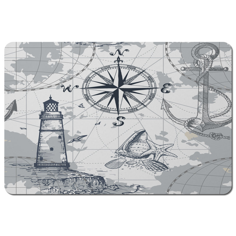 Rhys Polyester-Coated Hardboard Rectangle Placemat