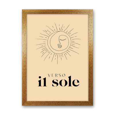 Verso Il Sole 1 Piece Wall Art