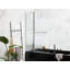 Altadena Framed Tub Door with Pattern Glass-1793031015
