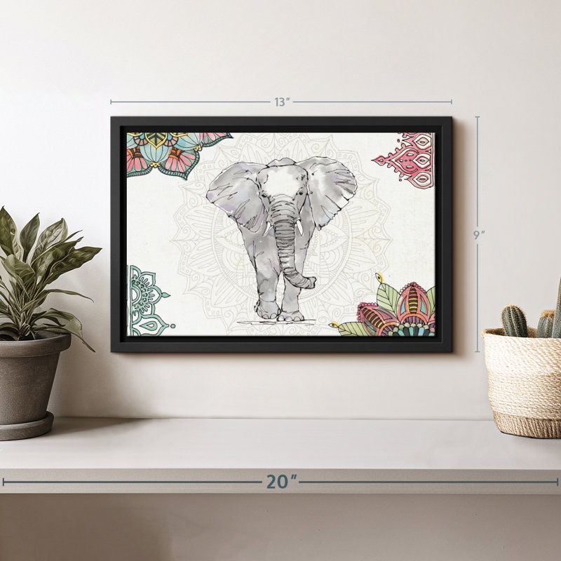 «Mandala Morning I Wall Art», H 9 po x l 13 po