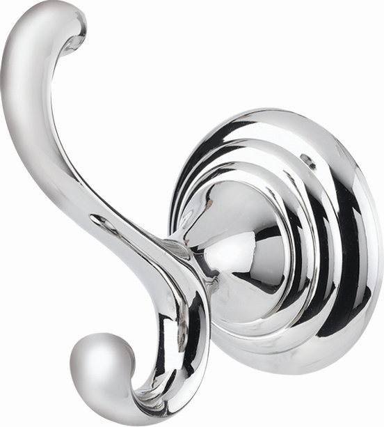 Embassy Single Robe Hook, Polished Nickel