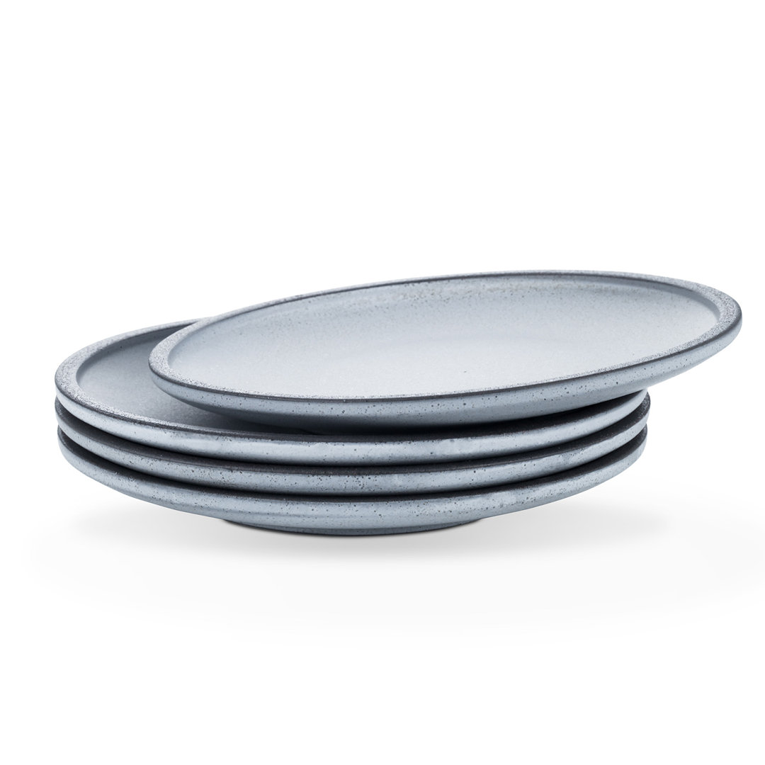 Stone Lain Tina 4-Piece Dinner Plate Set Stoneware (Set of 4) Stone Lain 