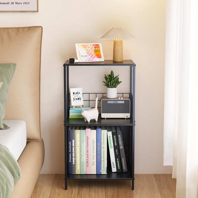 Manufactured Wood,Metal 72.5cm H Media Shelves