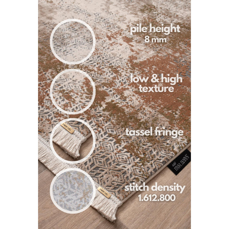 Miramare Viscose Abstract Rug