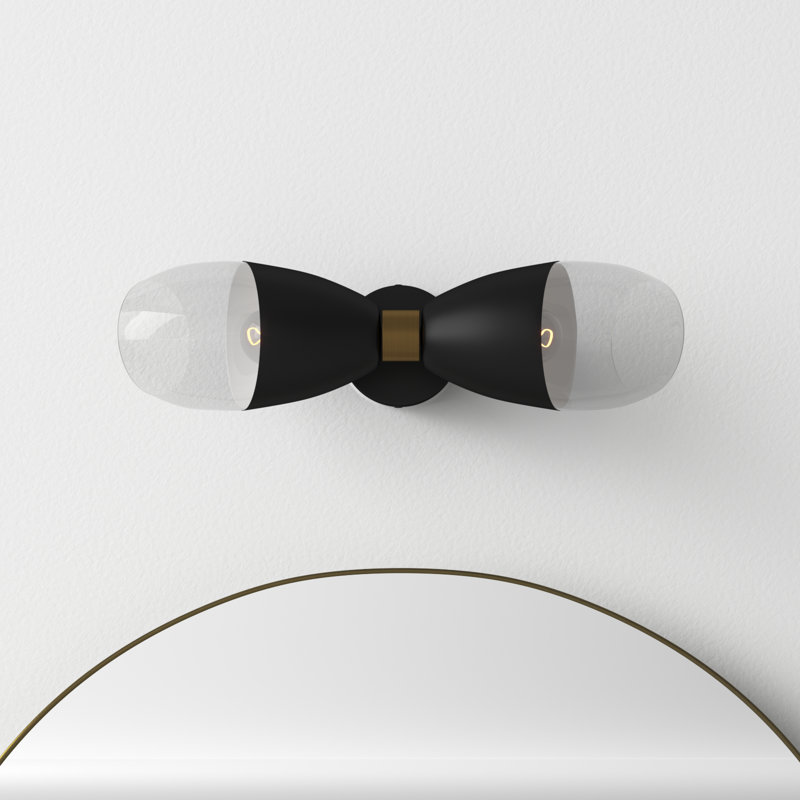 Phineas Dimmable Bath Sconce, 2, Matte Black