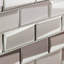 Remington 3D Bricks Bronze Glass Mosaic Tile-700849758