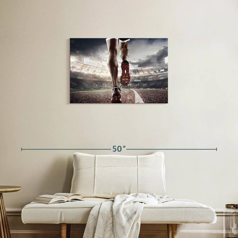 Sireci Running Athlete, 20" H x 30" W