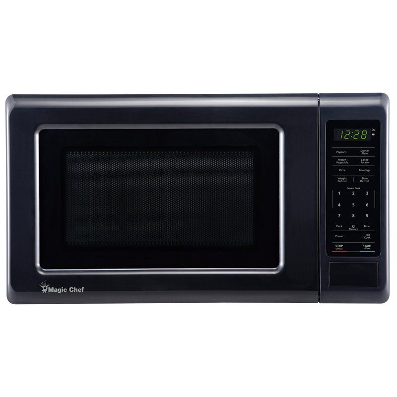 Magic Chef 0.9 Cubic Feet Countertop Microwave, Black, 9.2