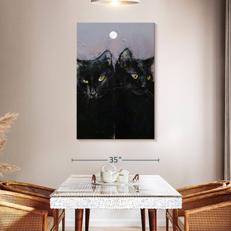 Brampt Gothic Cats, 48" H x 32" W
