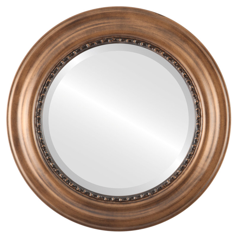 Miroir décoratif biseauté traditionnel Winchelsea, 35 po x 35 po