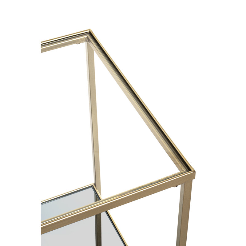 Stager Glass Top End Table