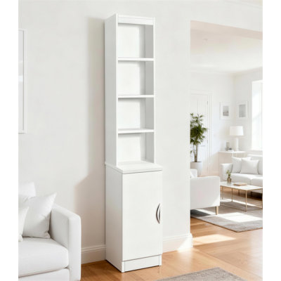 Moreland 1 -Door 3 -Shelf Storage Cabinet
