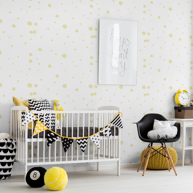 Dev Peel & Stick Polka Dots Tile