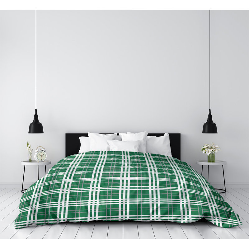 Housse de couette simple Philadelphia football Luxury, Housse de couette pour très grand lit, Vert / argent / blanc