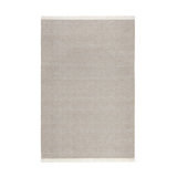 Chevron Area Rug in Neutral Gray
