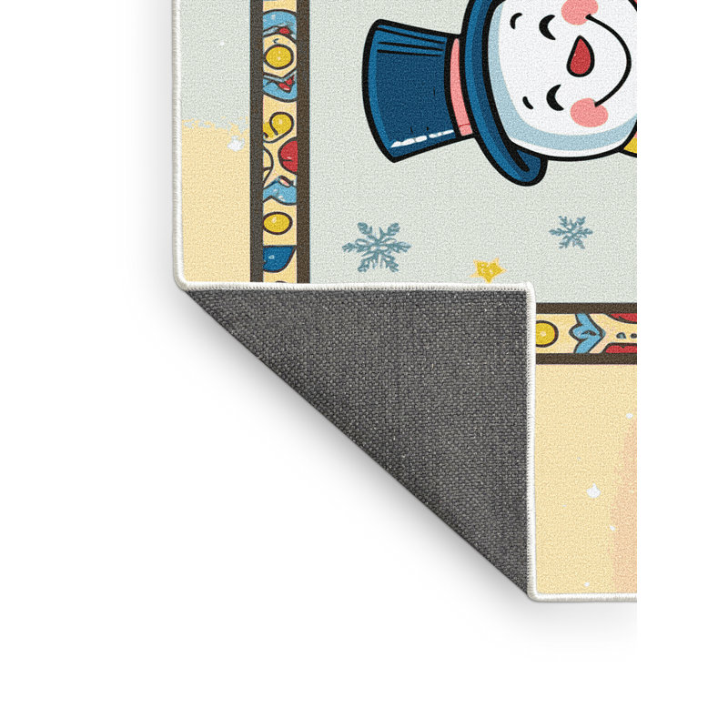 Tapis vacances de Noël The Holiday Aisle®, Rectangulaire 2 pi x 3 pi