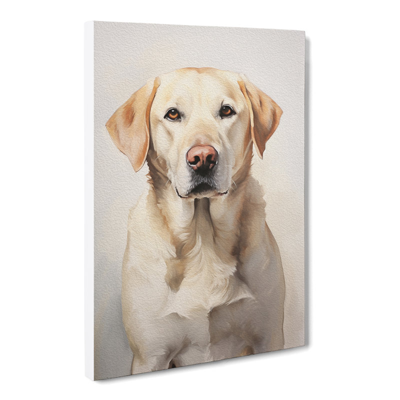 Labrador Retriever Gestural - Wrapped Canvas, 50cm H x 35cm W x 3cm D