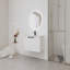 36" Wall Mounted Bathroom Vanity With Resin Sink & 2 Soft-Close Doors (Kd-Packing)