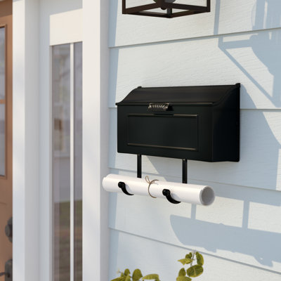 Winston Porter Carlus Horizontal Wall Mounted Mailbox & Reviews | Wayfair