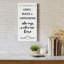 «Always Welcome», art textuel sur toile tendue-1639100491