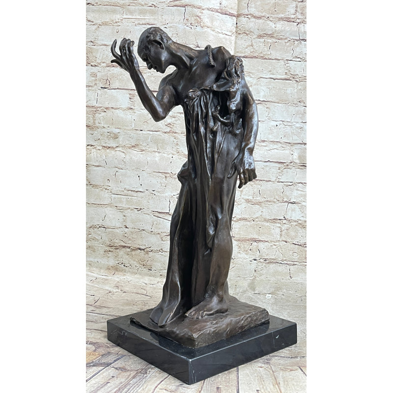 Pierre de Wiessant, sculpture monumentale en bronze par Rodin