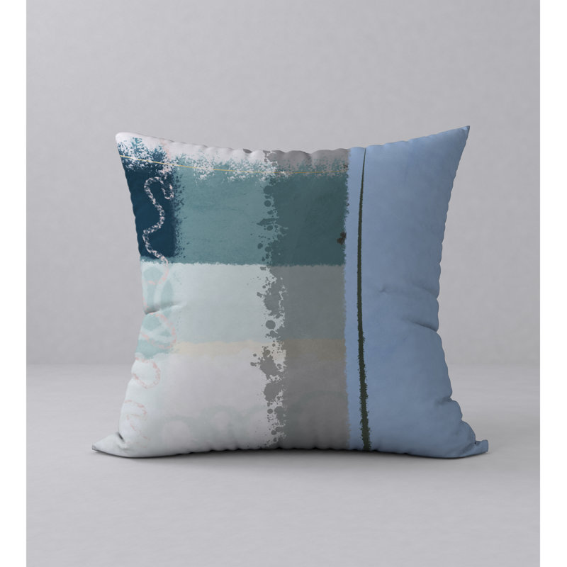 Housse de coussin décorative carrée à motif soleil épatant, 20 po X 20 po