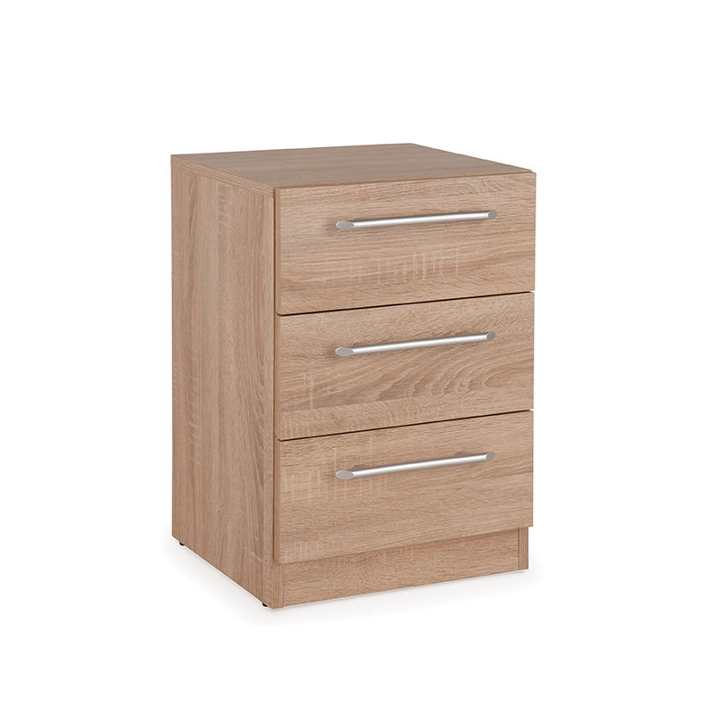 Halstead 40.5cm W Bedside Table, Oak