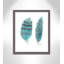 «Feathers in Turquoise II», art encadré-47566106-47566111