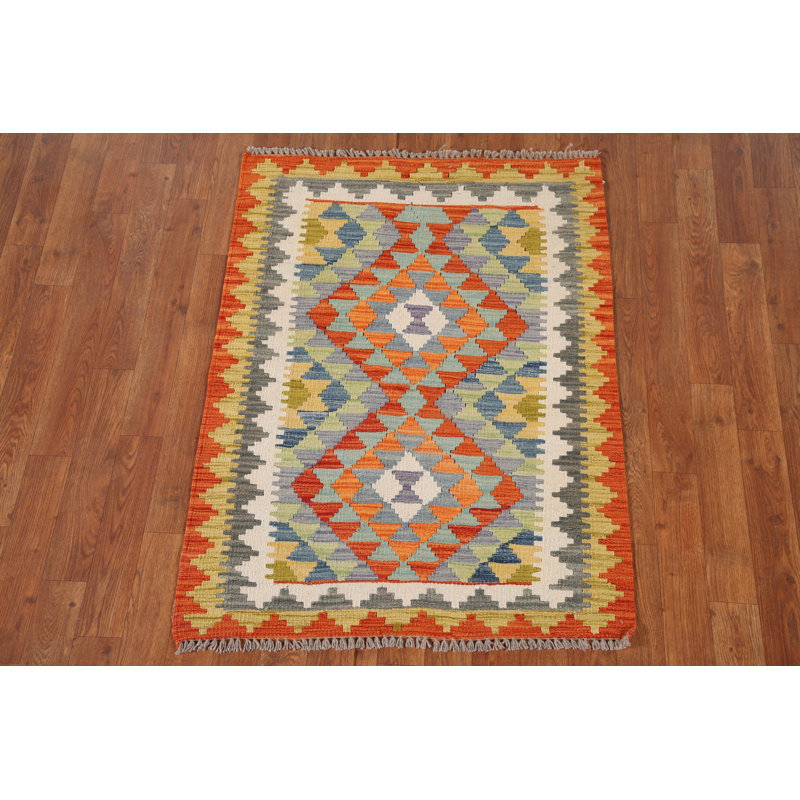 Tapis décoratif South Western Kilim 3 x 4