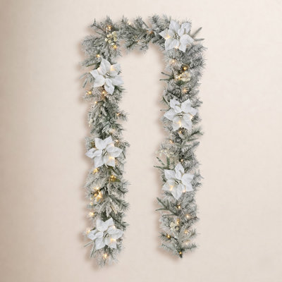 Ernberg 108'' in. Lighted Faux Pine Garland