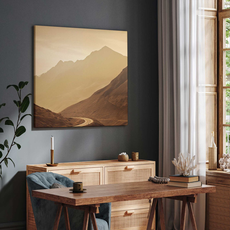 Mountain Rocks and Pines II, reproduction sur toile, Toile tendue, H 12 po x l 12 po x P 1,25 po