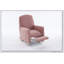 Chaise berçante en coton et lin avec repose-pieds réglable-2080730061
