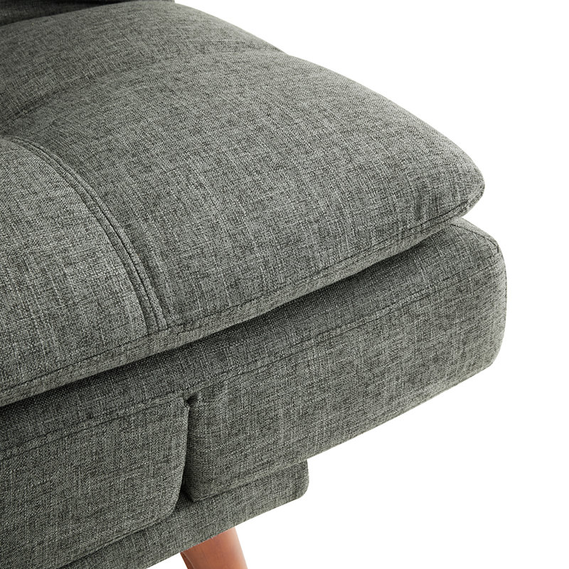 Fusaro 2 Seater Sleeper, Grey