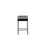 Beachley Upholstered Counter Stool with Metal Frame